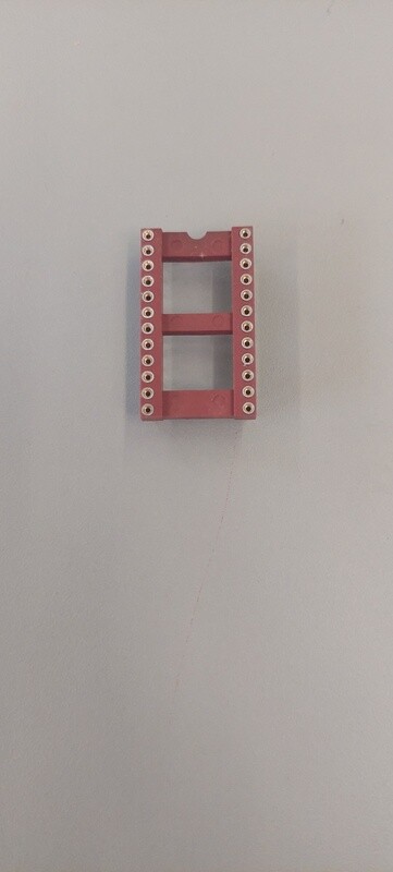 24-WAY DIL SOCKET, 600MILS / 7.62mm