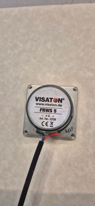 ALTOPARLANTE 2IN 8 OHM 2W  FRWS 5 VISATON