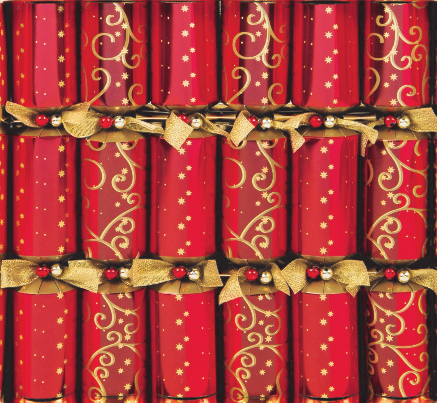 12in 6ct Crimson &amp; Gold  