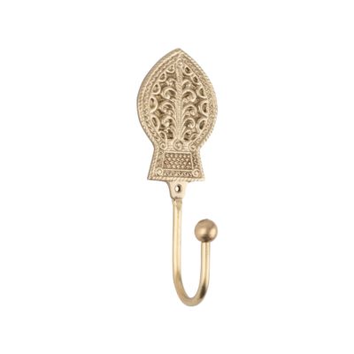 Cast metal peacock tail hook, 5.5 in  4              