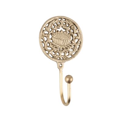 Cast metal sunflower hook, 5.5 in  4              