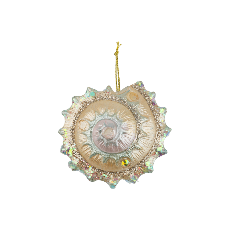 Resin Nautilus shell ornament, 1.5 in  6