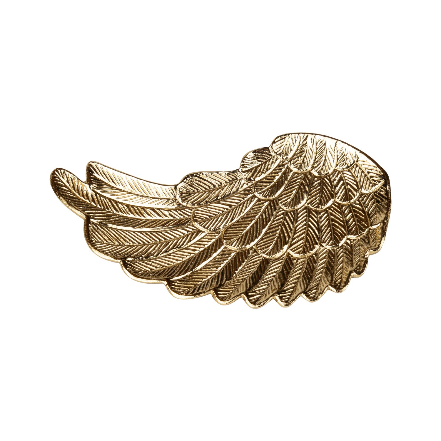 Antique gold angel wing table piece, 7.5 in  4