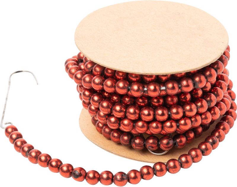 Garland - shiny red beads 72 in  6