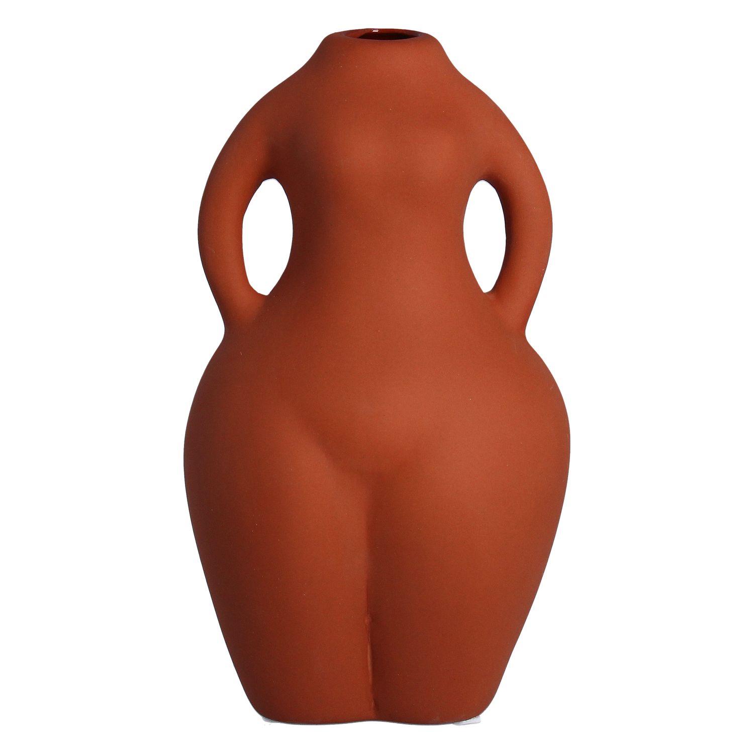 Terracotta Nude Decorative Vase Ornament 7.5x4.25x3.25in  4              