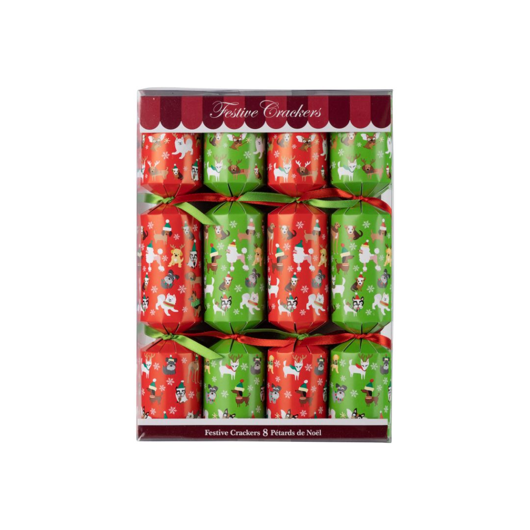 10in 8ct Christmas Puppies