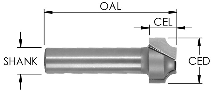 SE56XX MDF DOOR BIT, BEAD  OR OGEE STILE PROFILE