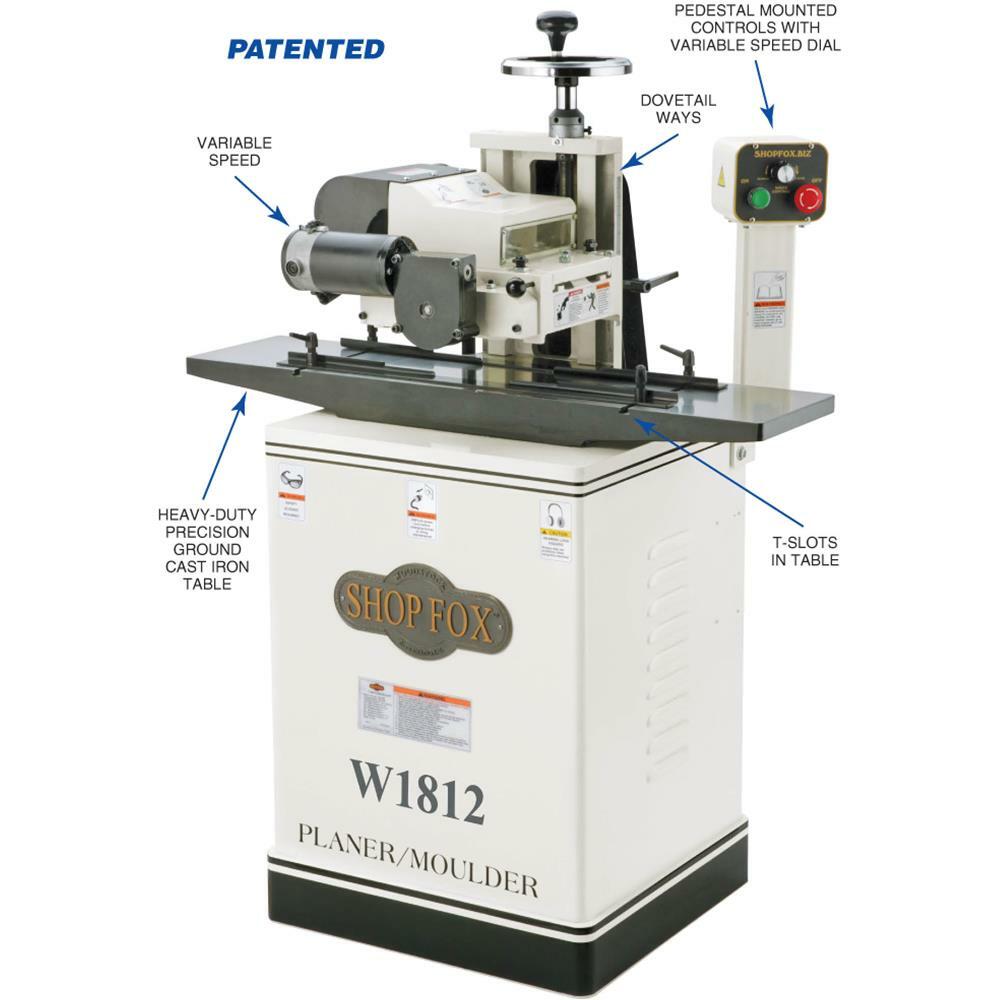 Shop fox 2024 thickness planer