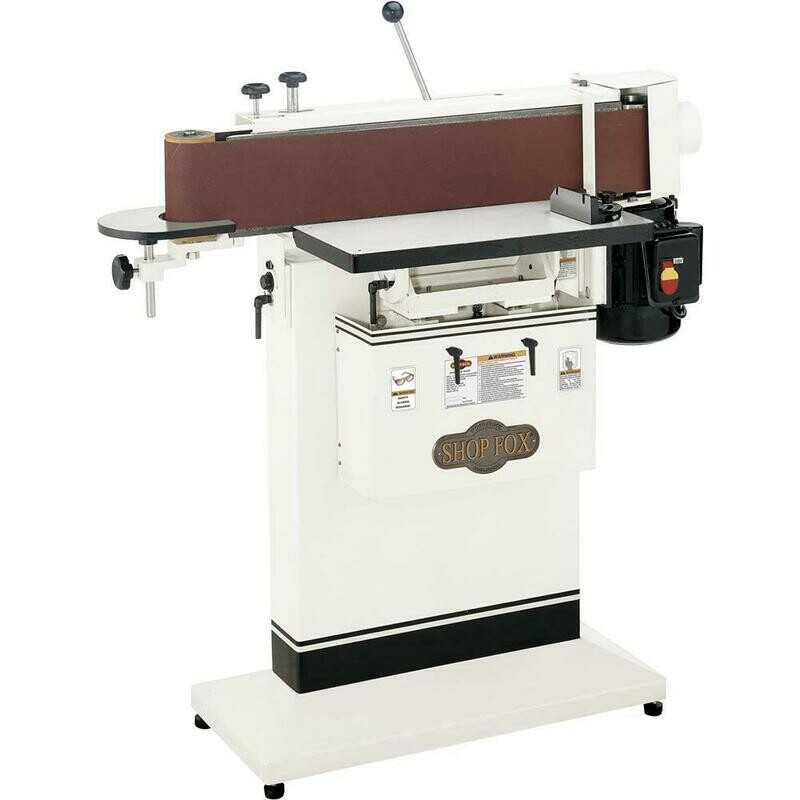 SHOP FOX W1688—1-1/2 HP 6 SHOP FOX W1688—1-1/2 HP 6" X 80" EDGE SANDER