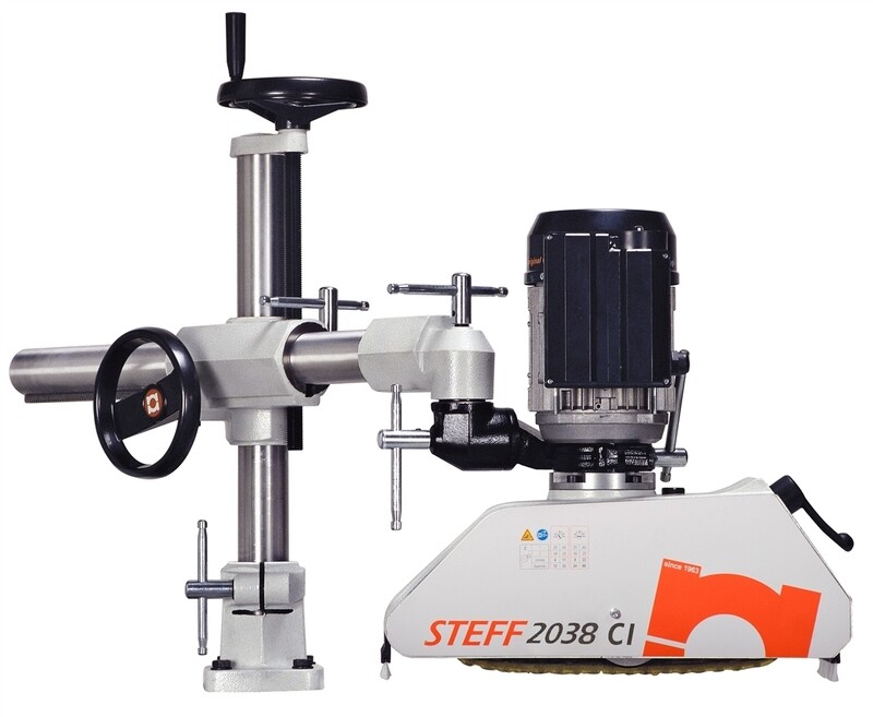 Steff 2034CI Belted Feeder with (3) belts and (4) speeds, 1HP 230/3/60