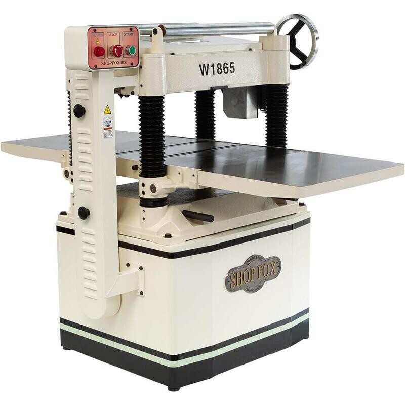 SHOP FOX W1865—20" Planer with Helical Cutterhead, 5HP