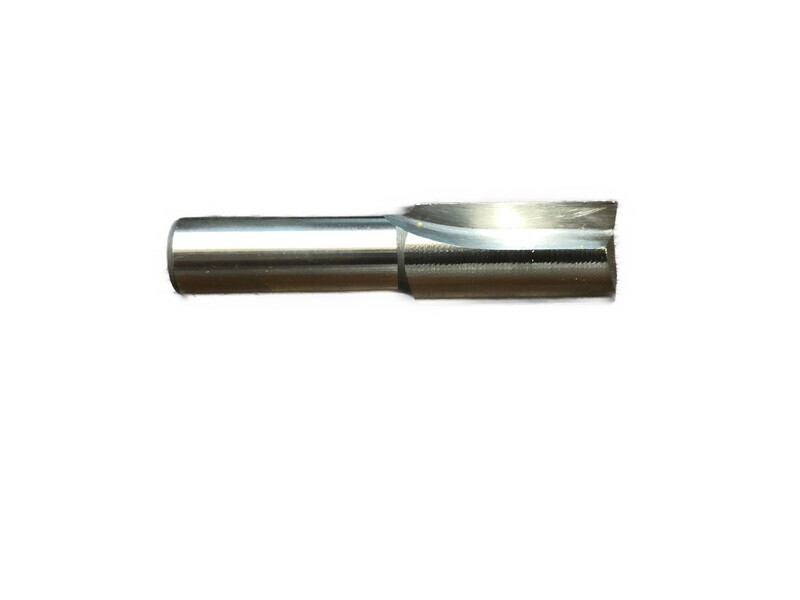 BYROM HSS ROUTERBIT STRAIGHT 5/8"Dia. 2Flute, 1/2"Shank 1-1/4"CE, 2-3/4"OAL