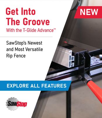 SAWSTOP INDUSTRIAL T-GLIDE ADVANCE RIP FENCE ATGI-FA