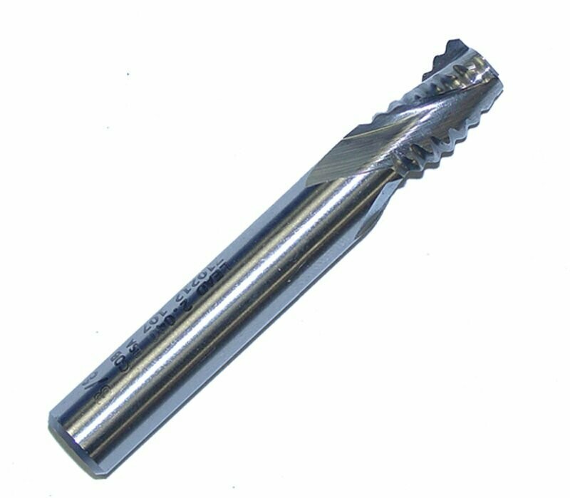 CASTLE B00438 - COBALT STEEL, 3/8 CASTLE B00438 - COBALT STEEL, 3/8" FOUR FLUTE ROUGH MILL ROUTER BIT