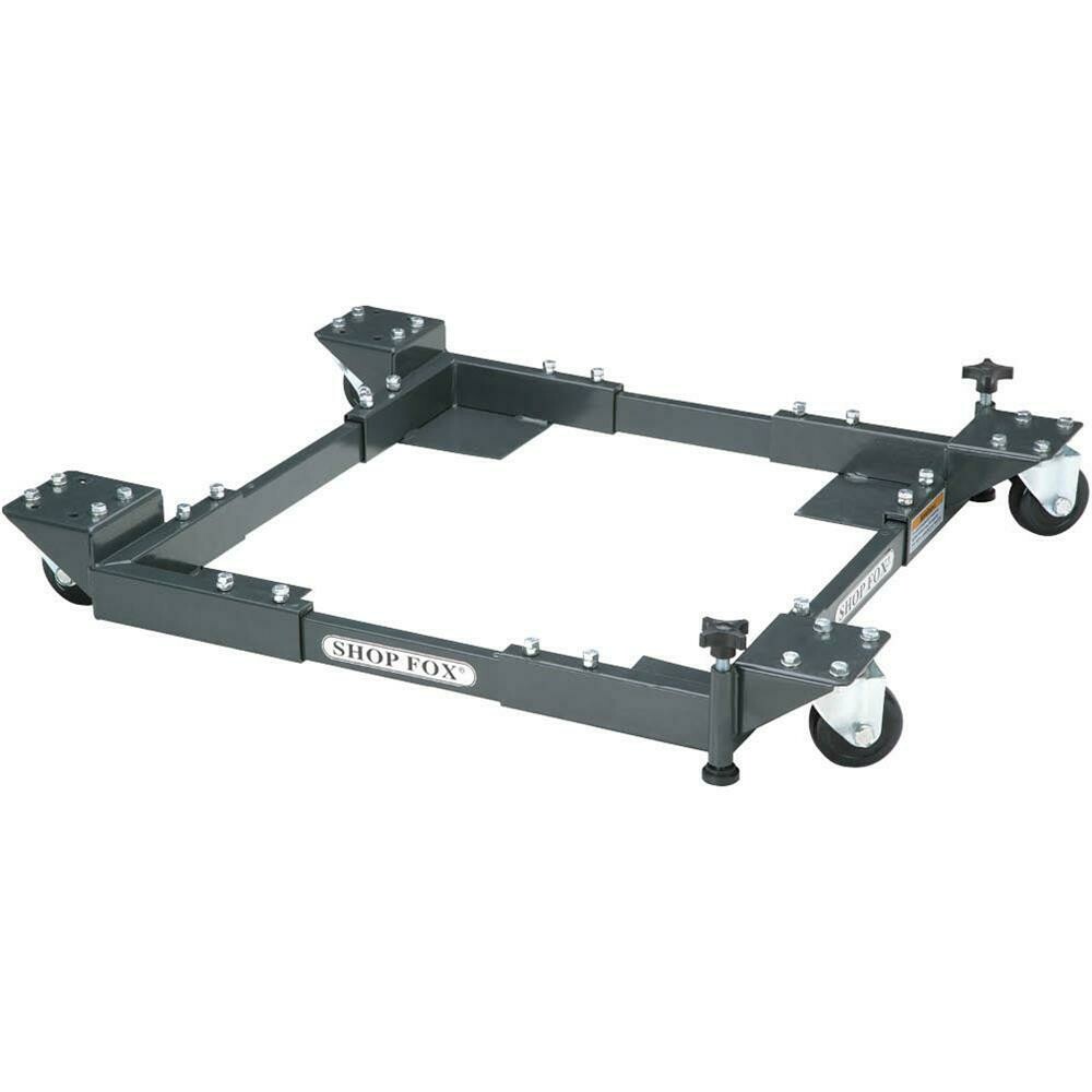 SHOP FOX D2057A—ADJUSTABLE MOBILE BASE - HEAVY-DUTY