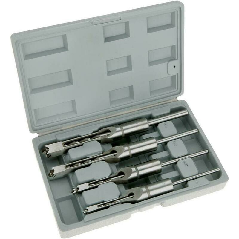 Shop Fox D2845 - 4-Pc. Mortising Chisels Set - 1/4", 5/16", 3/8", 1/2"