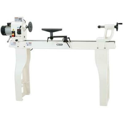 SHOP FOX W1758—16 SHOP FOX W1758—16" X 46" WOOD LATHE WITH STAND AND DRO