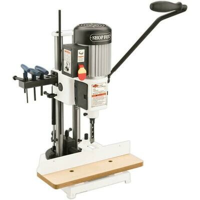 SHOP FOX W1671—3/4 HP HEAVY-DUTY MORTISING MACHINE SHOP FOX W1671—3/4 HP HEAVY-DUTY MORTISING MACHINE