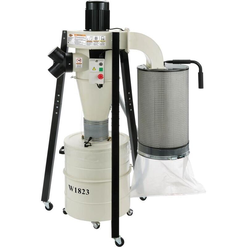 SHOP FOX W1823 1-1/2 HP Portable Cyclone