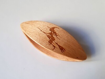 Tatting Shuttle Maple With Engraving #53