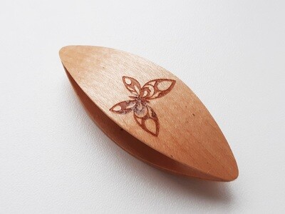 Tatting Shuttle Maple With Engraving #62