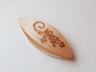 Tatting Shuttle Maple With Engraving #3