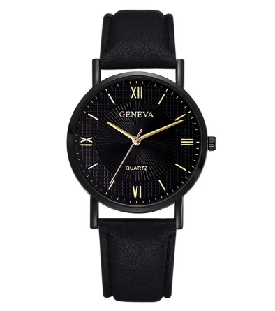 Montre Homme Cadrant noir - Bracelet Hodinky Relogio