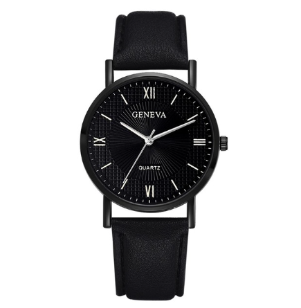 Montre Homme Cadrant noir - Bracelet Hodinky Relogio