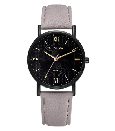 Montre Homme Cadrant noir - Bracelet Hodinky Relogio