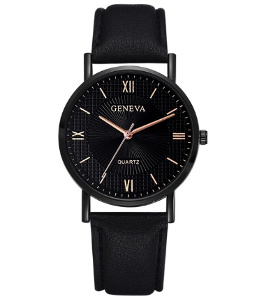 Montre Homme Cadrant noir - Bracelet Hodinky Relogio