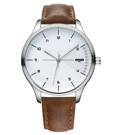 Montre Homme Simple - Bracelet cuir