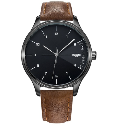 Montre Homme Simple - Bracelet cuir