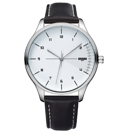 Montre Homme Simple - Bracelet cuir