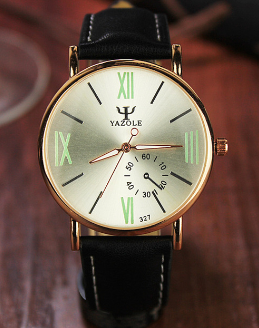 Montre Homme Cadrant Coloré - Bracelet cuir