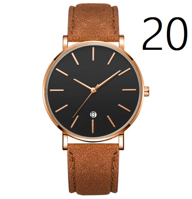 Montre Homme Alliage - Cuir synthétique