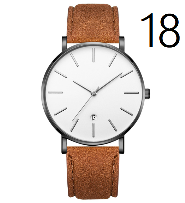 Montre Homme Alliage - Cuir synthétique