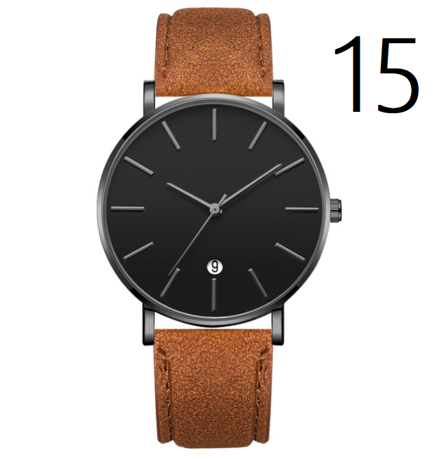 Montre Homme Alliage - Cuir synthétique