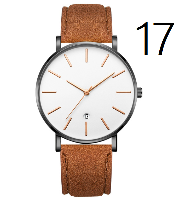 Montre Homme Alliage - Cuir synthétique