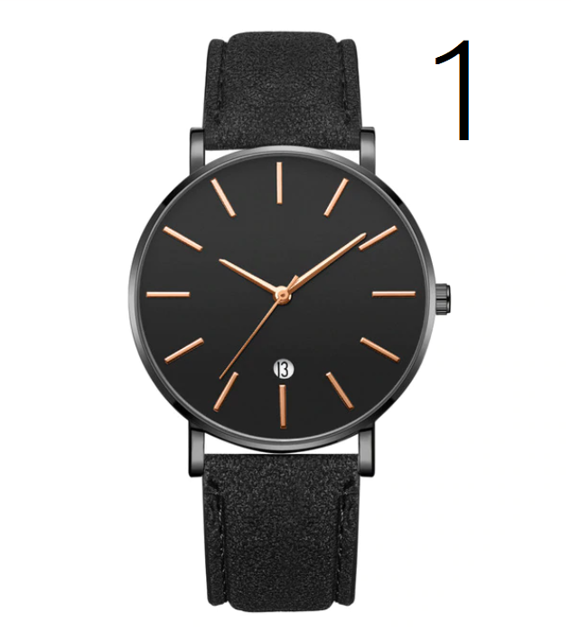 Montre Homme Alliage - Cuir synthétique