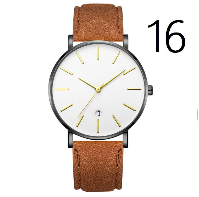 Montre Homme Alliage - Cuir synthétique