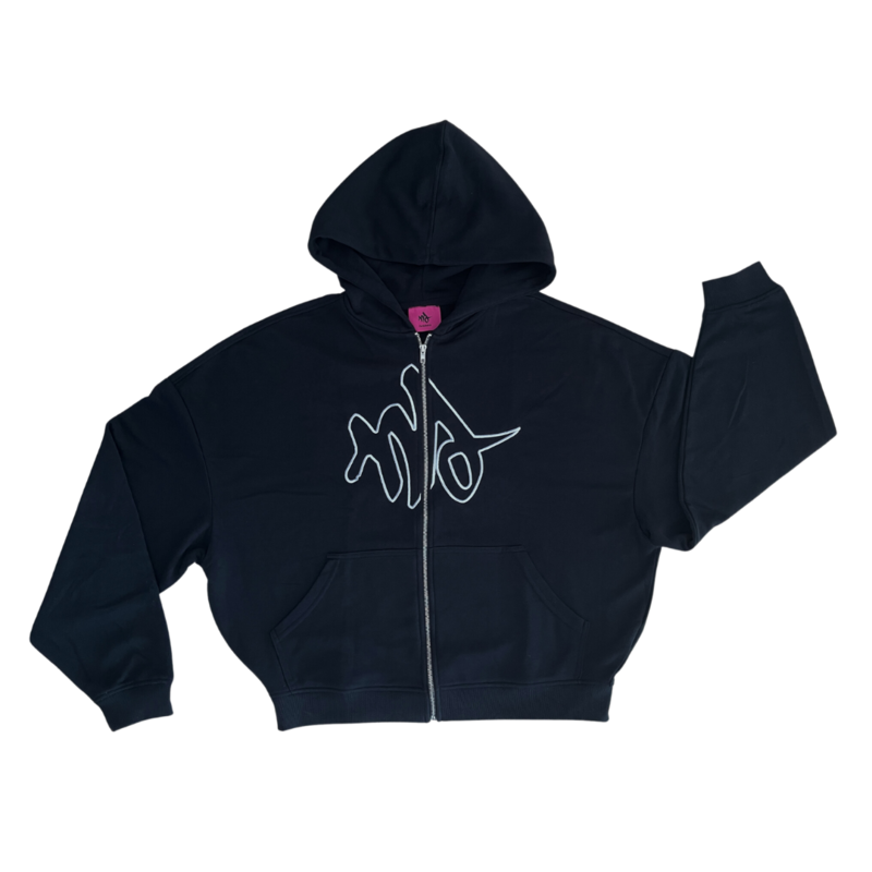 MoMo Logo Zip Hoodie