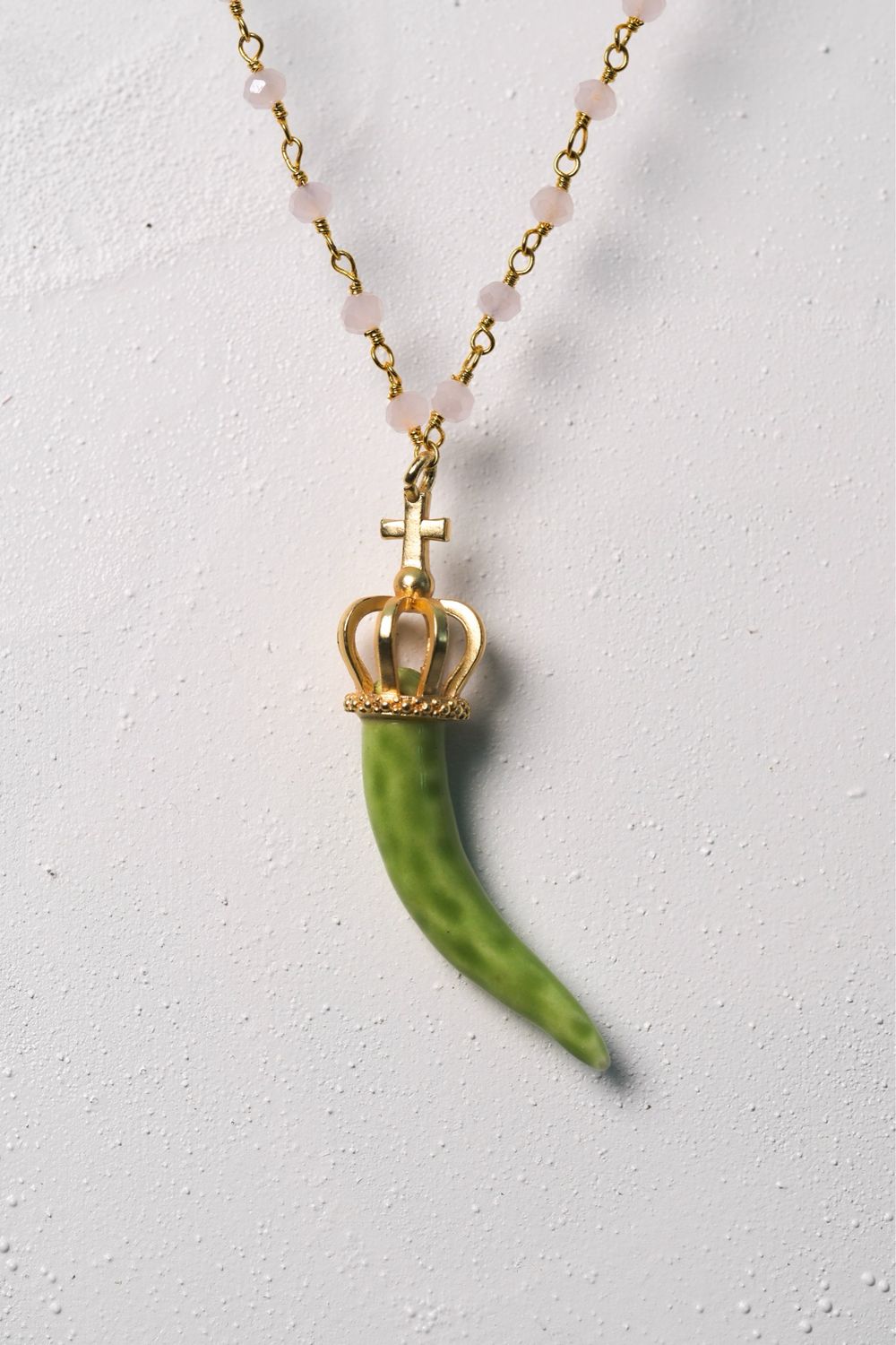 Collana Cornetto Verde