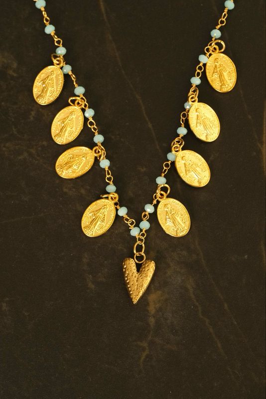 Collana RosaRy Celeste