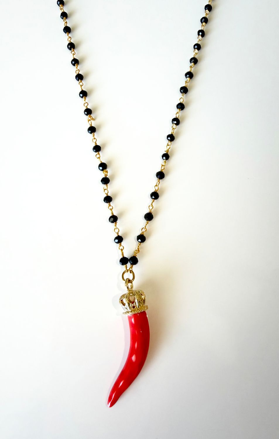 Collana Cornetto Rosso