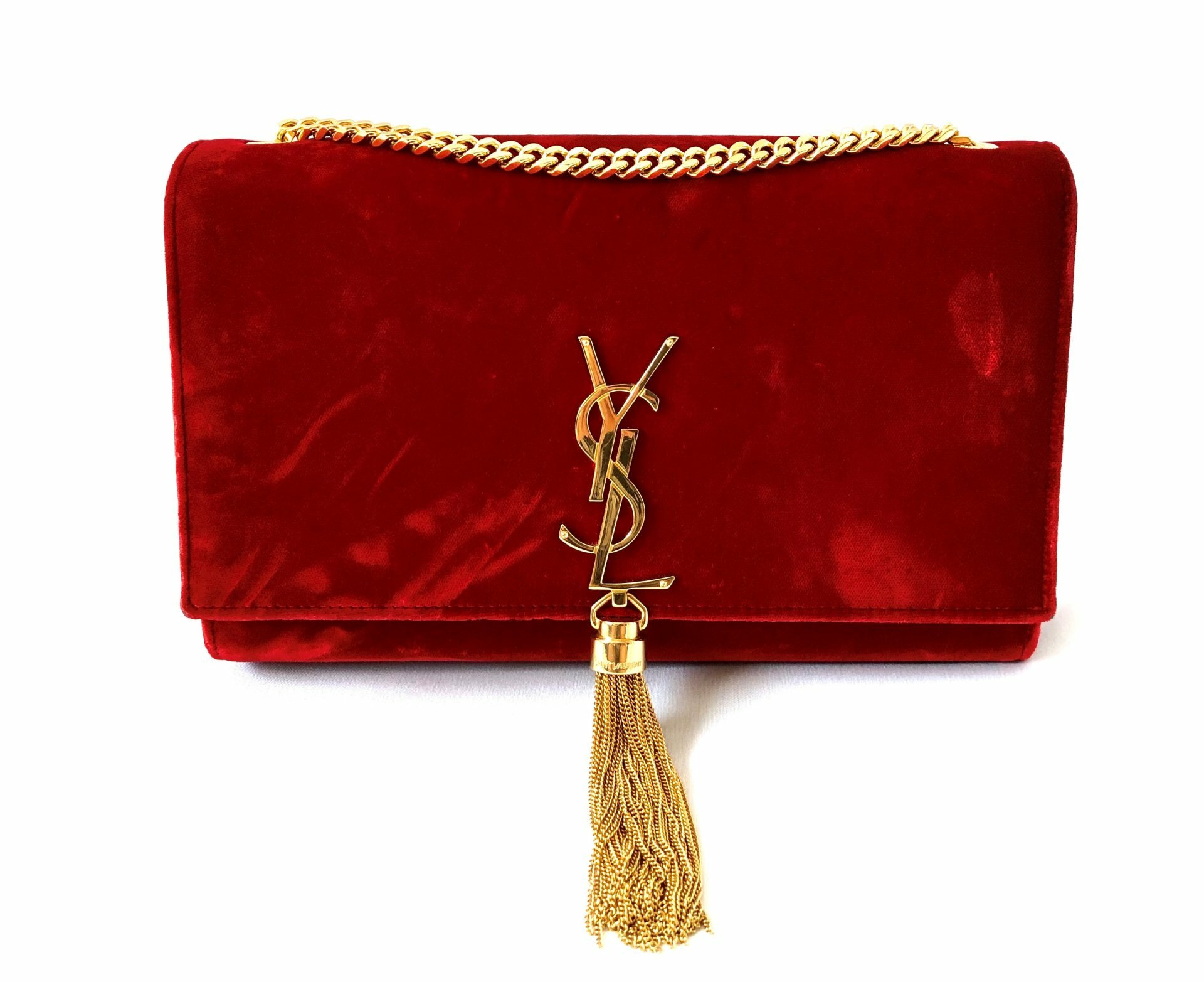 Ysl velvet store kate bag