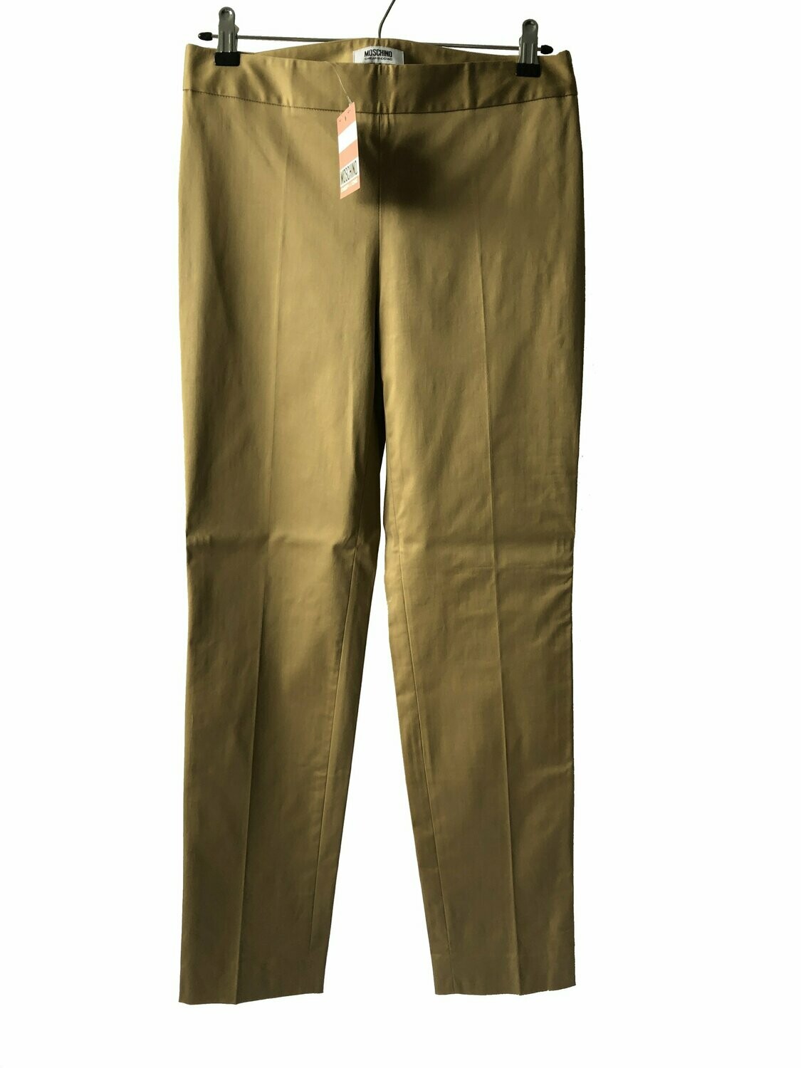 Moschino Beige Satin Sheen Trousers