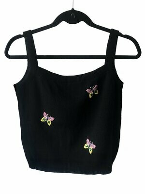 Dolce and Gabbana Vintage 90's Style D&G Wool Crop Top UK 8-10