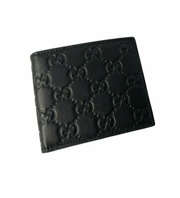 Gucci Signature Bi Fold Wallet in Black