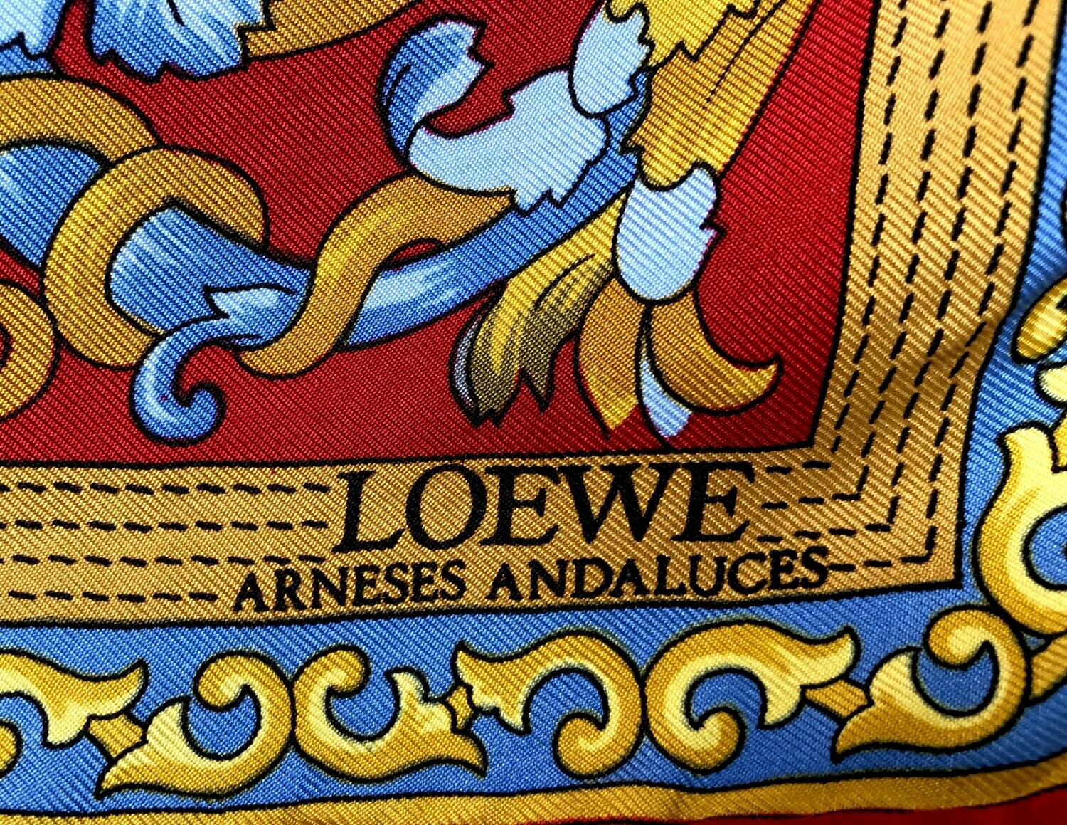 Loewe Arneses Andaluces​ Silk scarf