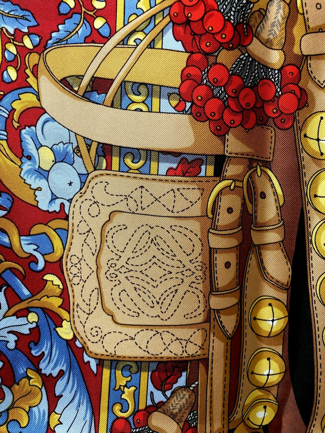 Loewe Arneses Andaluces​ Silk scarf